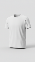 Classic white cotton t-shirt