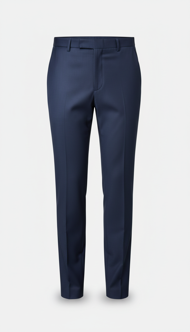 Ink blue tailored pants