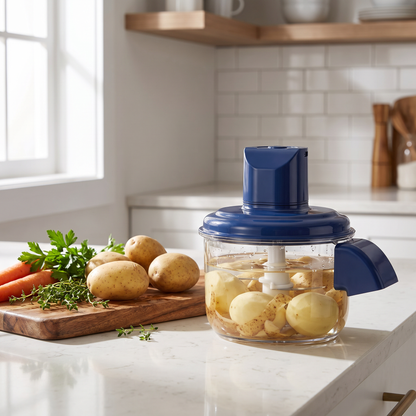 Electric Rotary Peeler, 5 Stainless Blades