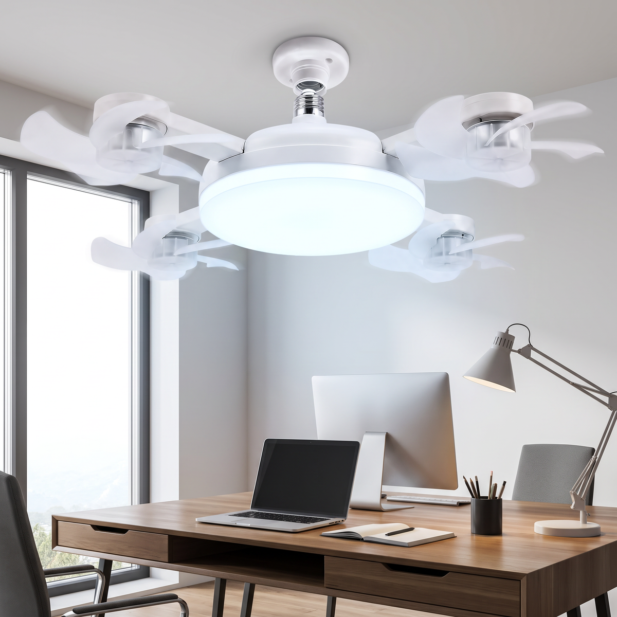 LED Ceiling Fan with Remote