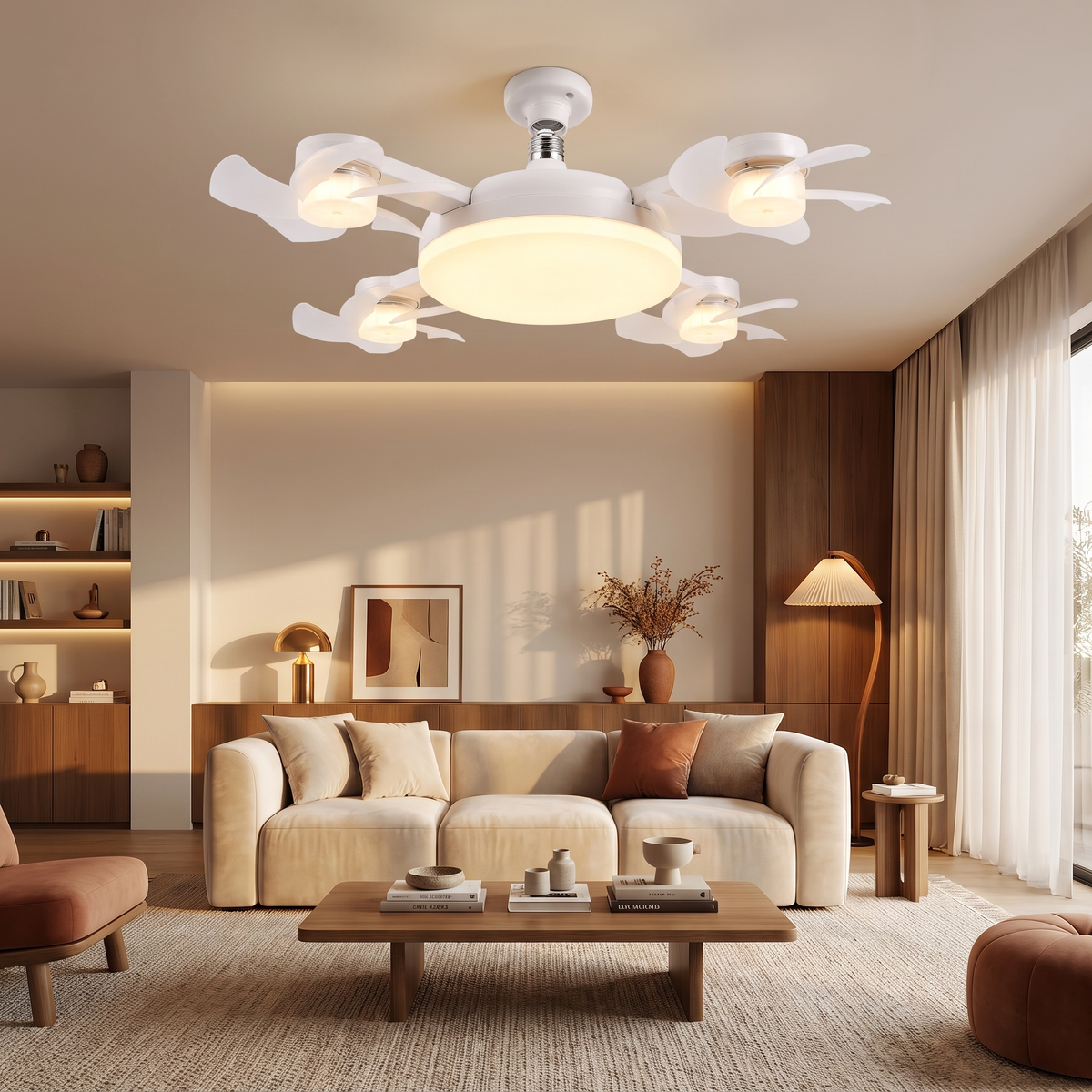 LED Ceiling Fan with Remote