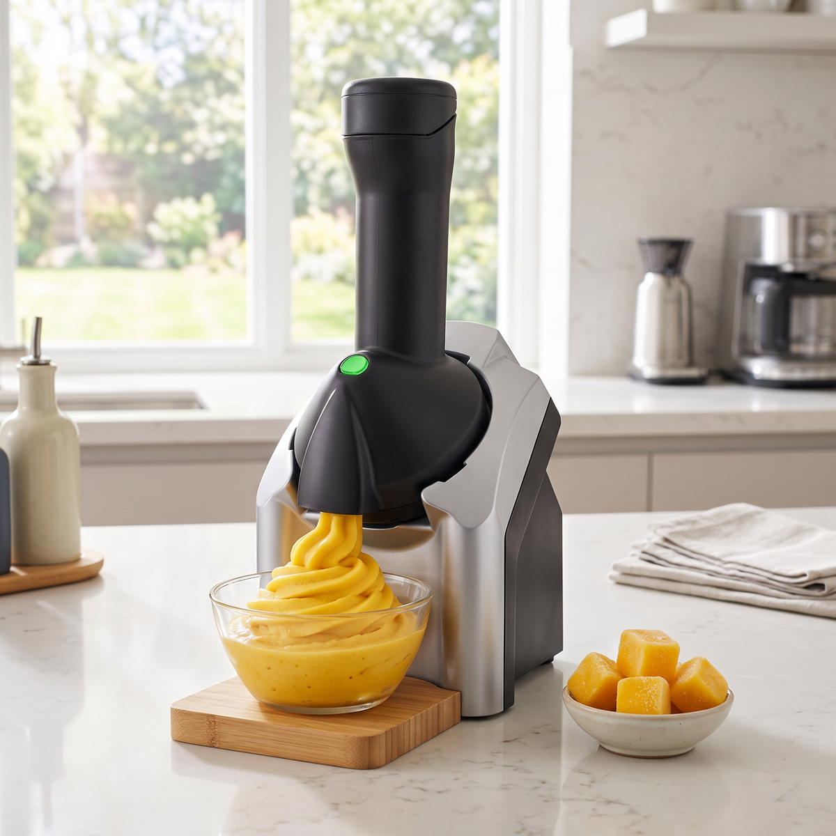 Instant Frozen-Fruit Ice Cream Maker