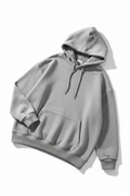 Hoodie gris chiné